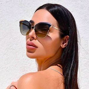 🔥 NEW JIMMY CHOO GOLD WOMEN'S SUNGLASSES